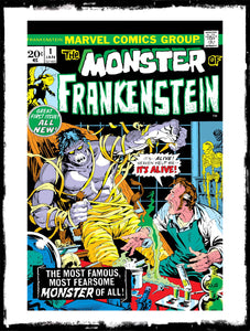 FRANKENSTEIN - #1 3RD APP OF MARVEL'S FRANKENSTEIN (1973 - FN+)
