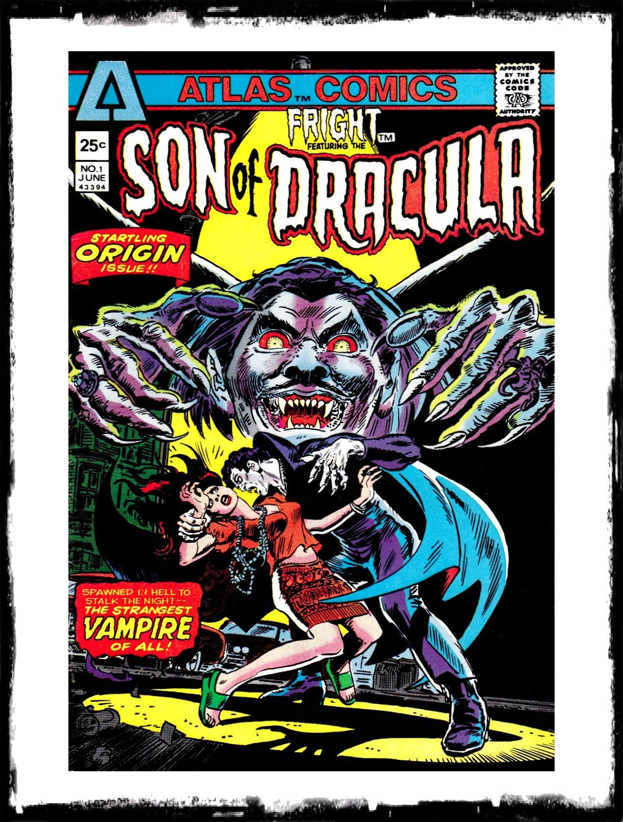 FRIGHT: SON OF DRACULA - #1 1ST APP OF THE SON OF DRACULA (1975 - VF+)