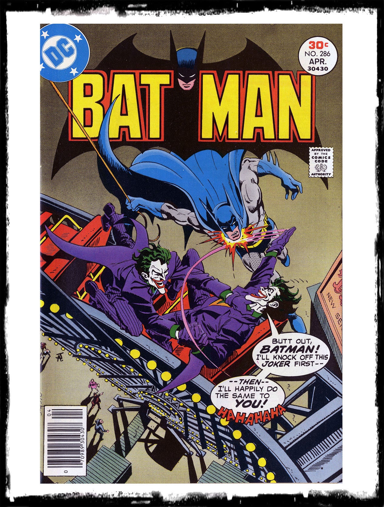 BATMAN - #286 "JOKER'S PLAYGROUND OF PERIL" (1977 - FN/VF)