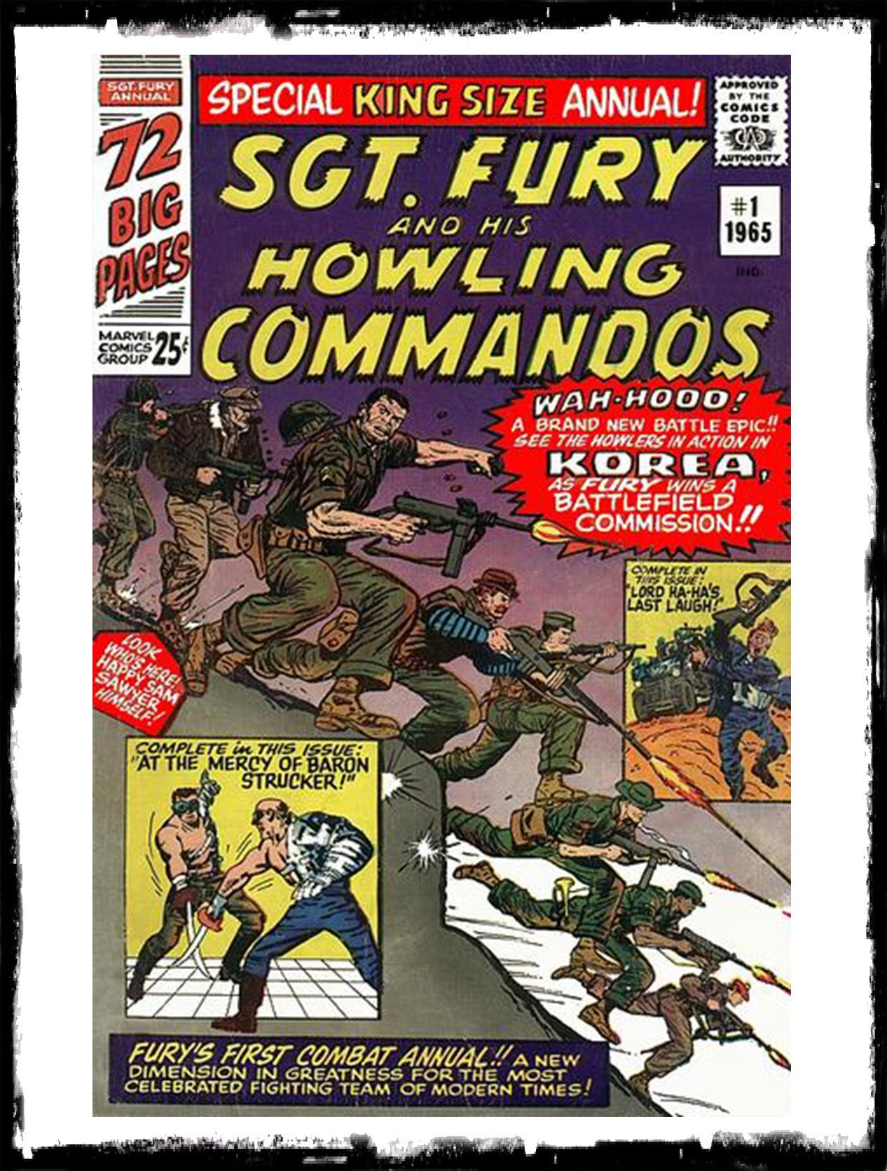 SGT. FURY AND HIS HOWLING COMMANDOS: KING SIZE ANNUAL - #1 (1965 - FN/VF)