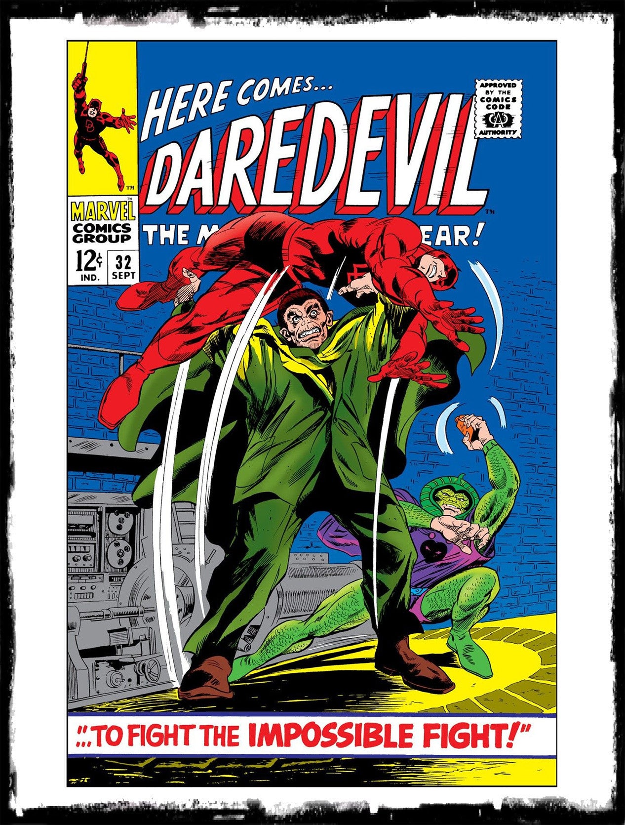DAREDEVIL - #32 "TO FIGHT THE IMPOSSIBLE FIGHT" (1967 - FN/VF)