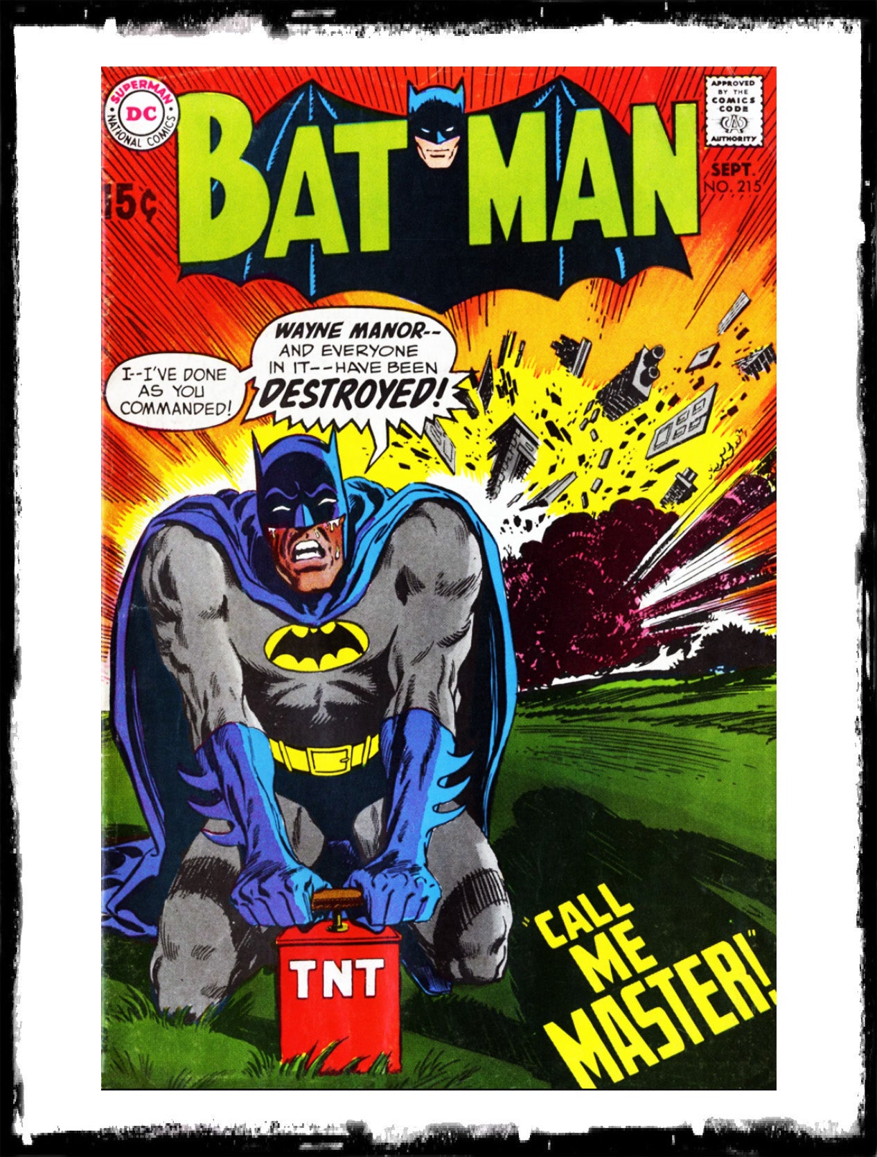 BATMAN - #215 "CALL ME MASTER!" (1969 - VF)