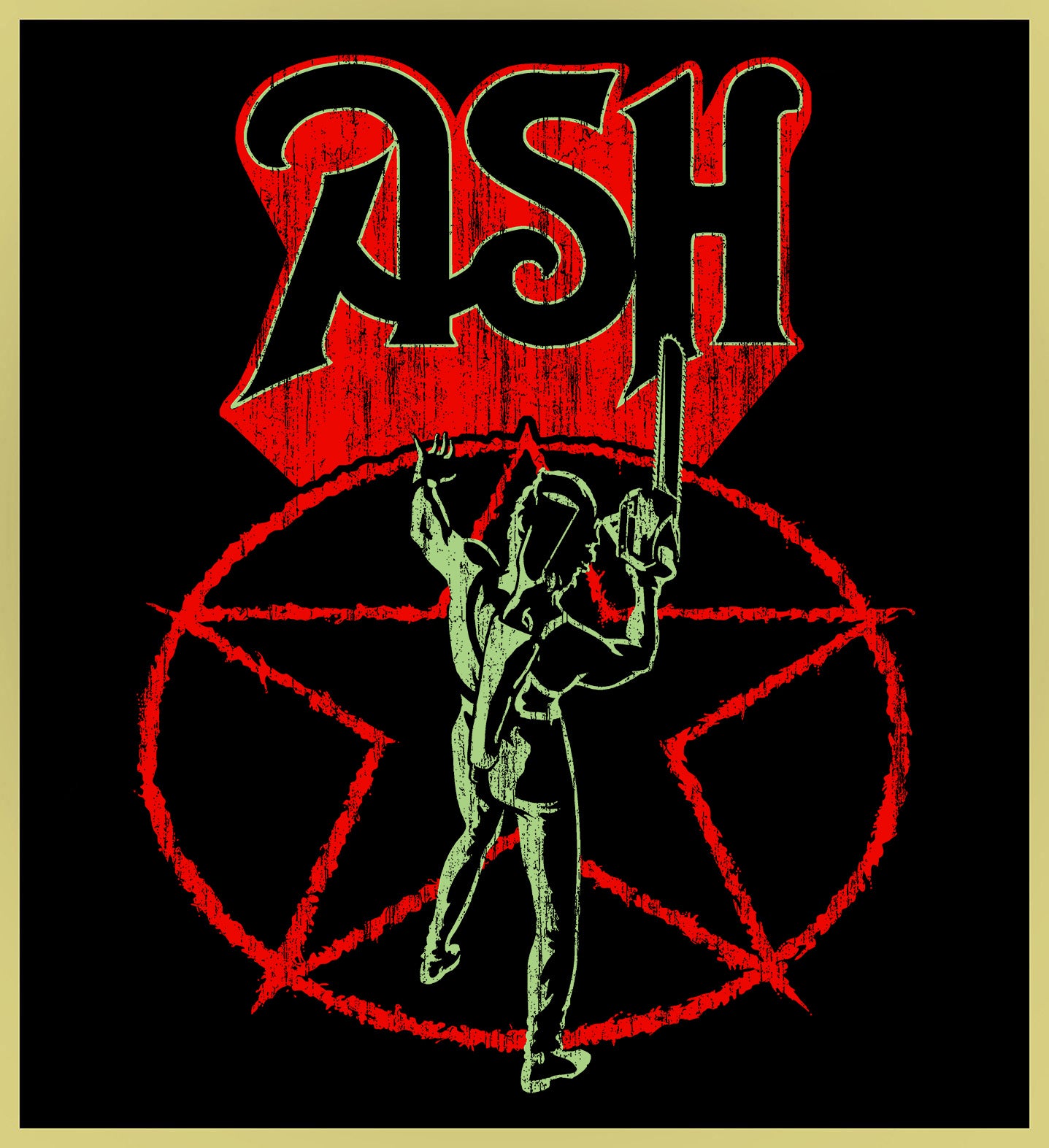ASH EVIL DEAD - RUSH '2112' CLASSIC ROCK TURBO TEE!
