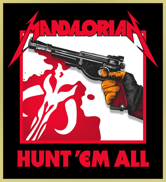 MANDALORIAN - HUNT - HEAVY METAL TURBO HOODIE!