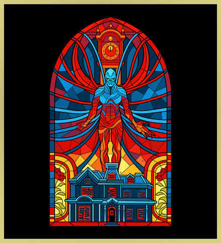 STRANGER THINGS - VECNA STAINED GLASS - NEW POP TURBO TEE!