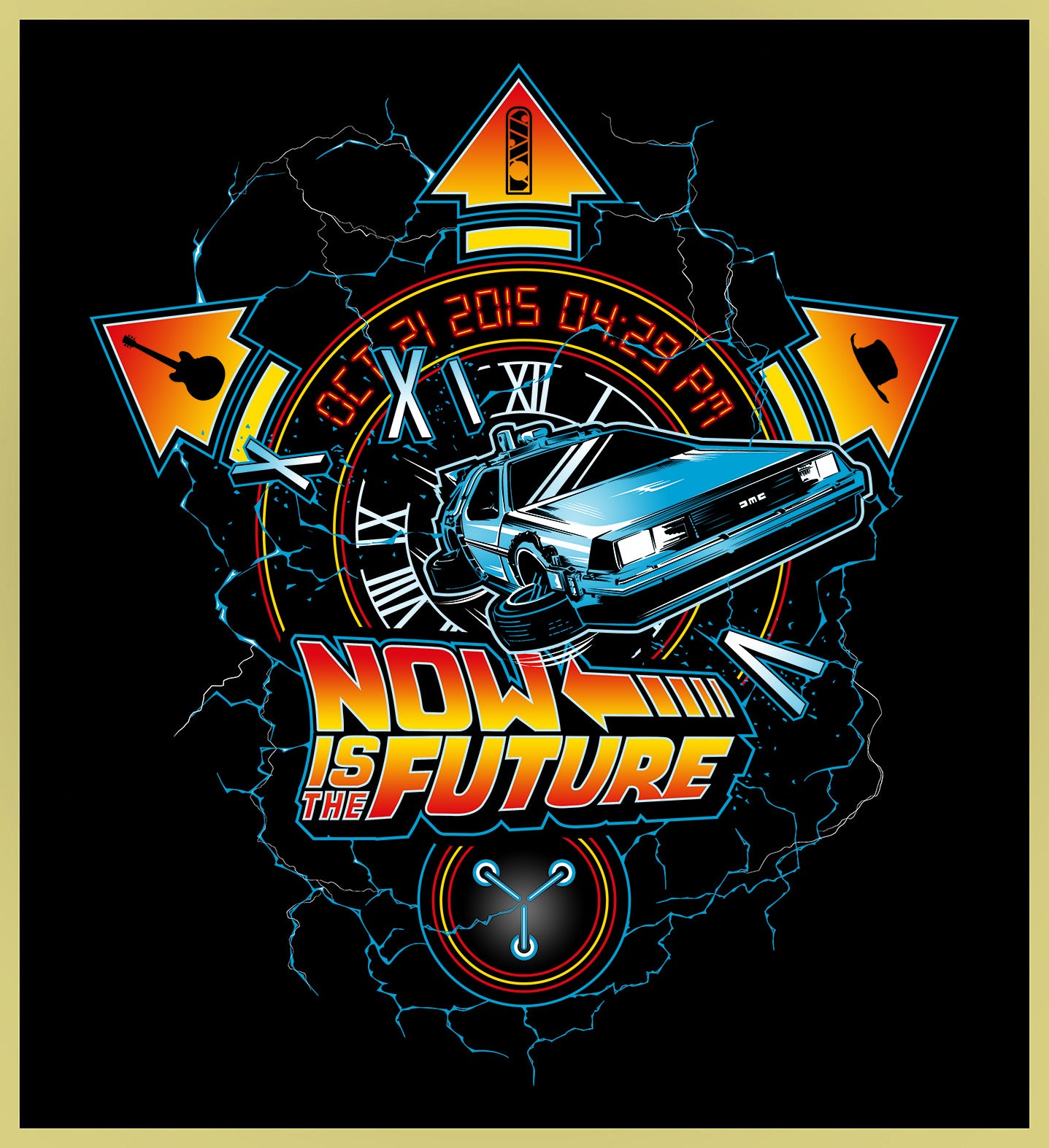NOW IS THE FUTURE - BACK TO THE FUTURE TURBO TEE!