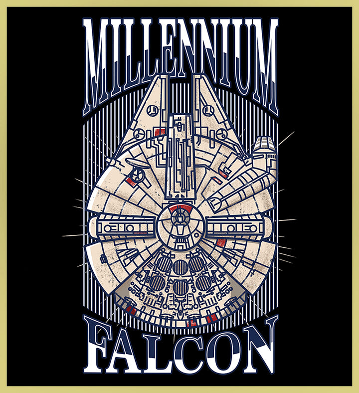 MILLENNIUM FALCON - VINTAGE - NEW POP TURBO TEE!