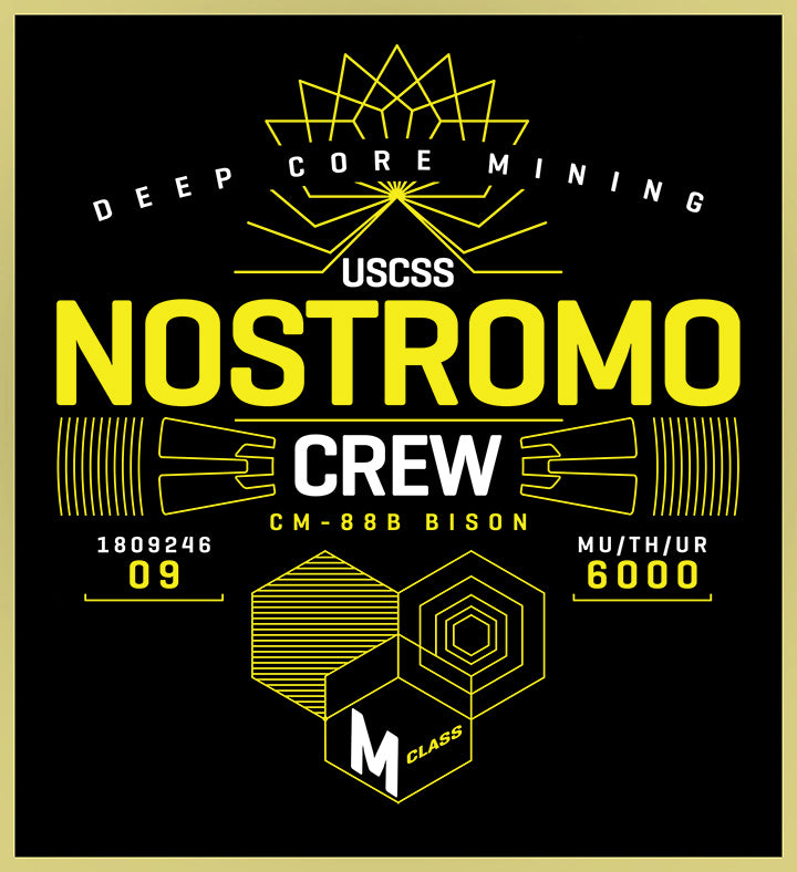 ALIEN - NOSTROMO CREW - NEW POP TURBO TEE!