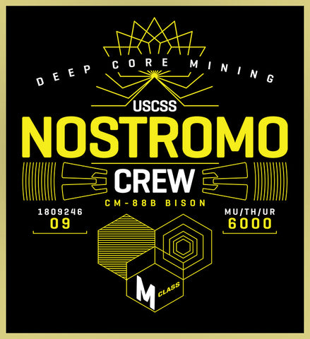 NOSTROMO CREW - ALIEN - NEW POP TURBO TEE!