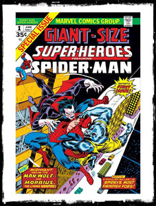 GIANT-SIZE SUPER-HEROES - #1 FEAT SPIDER-MAN, MAN-WOLF & MORBIUS (1974 - FN+)