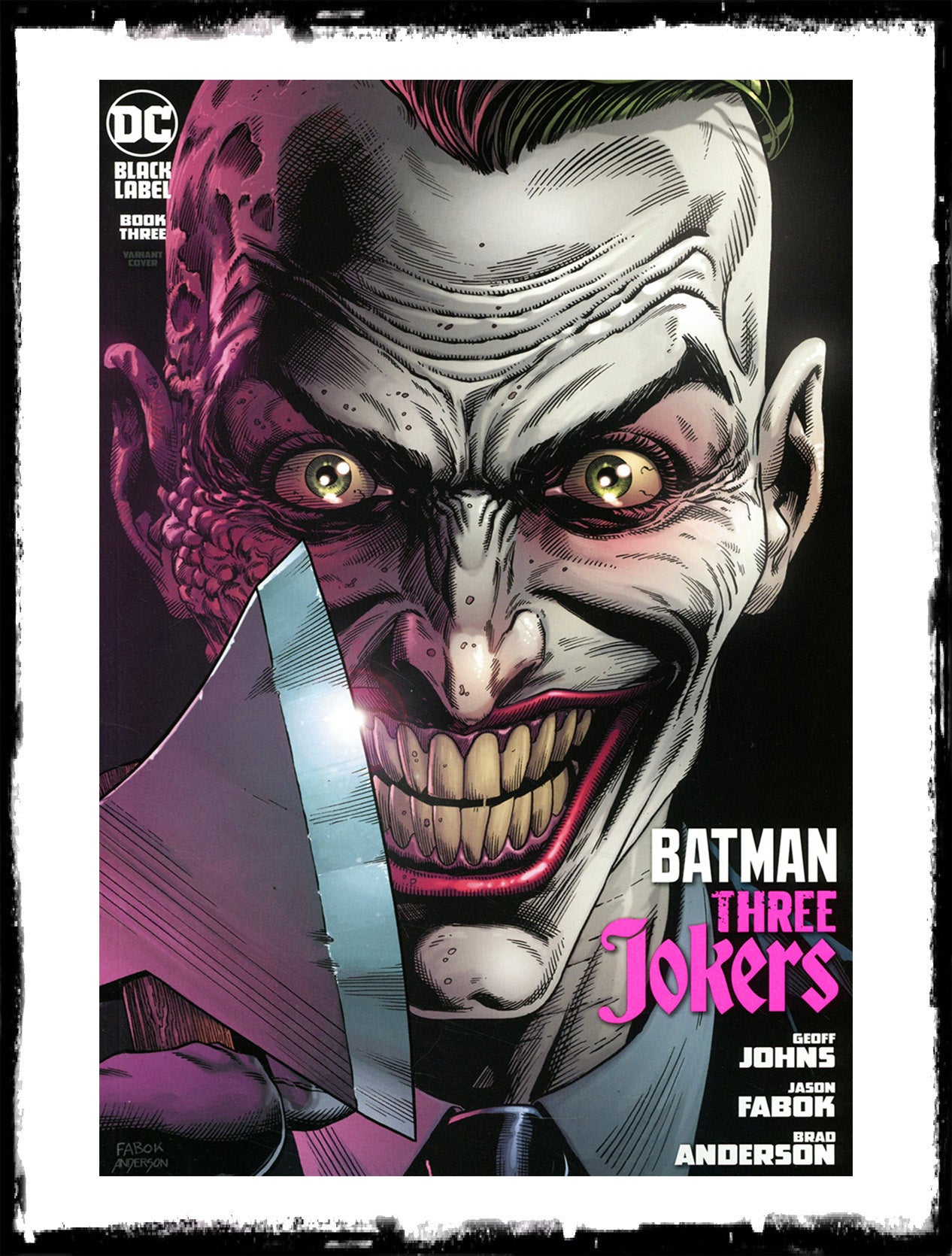 BATMAN: THREE JOKERS - #3 JASON FABOK COVER I JOKER! (2020 - NM)