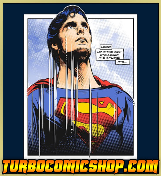 SUPERMAN - CHRISTOPHER REEVE TRIBUTE NEW POP TURBO TEE!