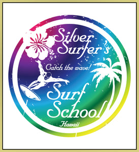 SILVER SURFER - SURF SCHOOL - NEW POP TURBO TEE!