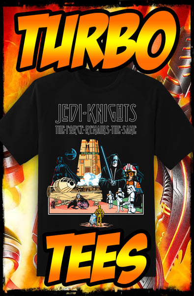JEDI KNIGHTS: THE FORCE REMAINS THE SAME - LED ZEPPELIN HEAVY METAL TURBO TEE!