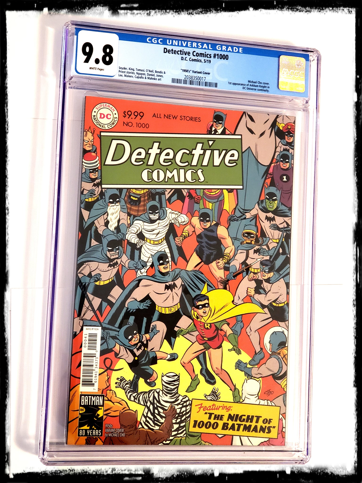 DETECTIVE COMICS #1000 MICHAEL CHO 1950'S VARIANT (GRADED CGC 9.8)