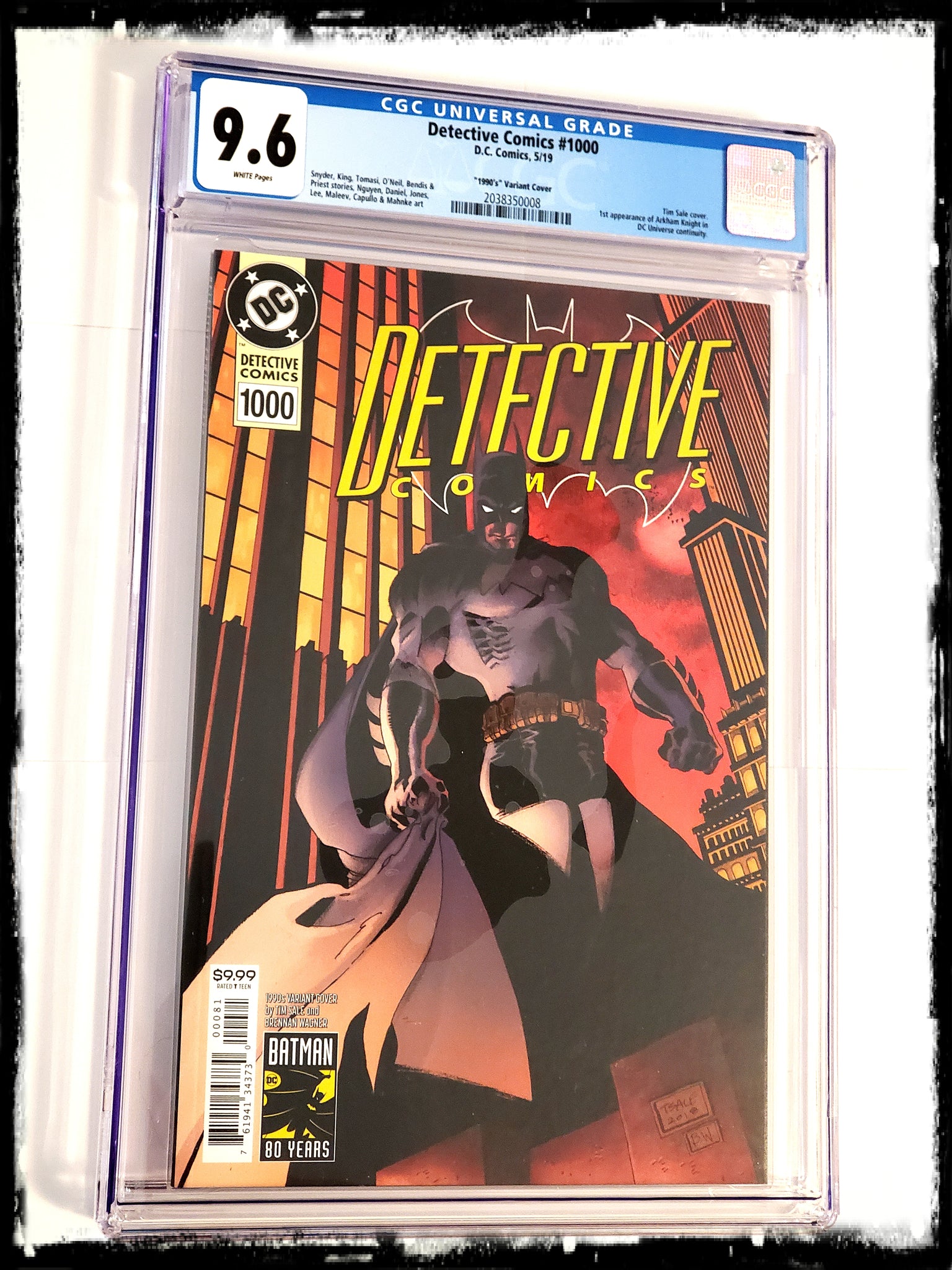 DETECTIVE COMICS #1000 TIM SALE 1990'S VARIANT (GRADED CGC 9.6)