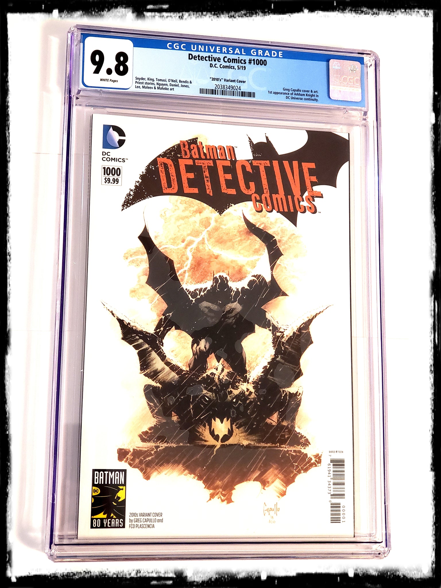 DETECTIVE COMICS #1000 GREG CAPULLO 2010'S VARIANT (GRADED CGC 9.8)