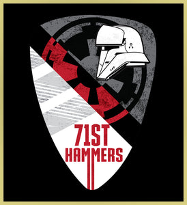 TANK TROOPERS - 71ST HAMMERS SHIELD - NEW POP TURBO TEE!