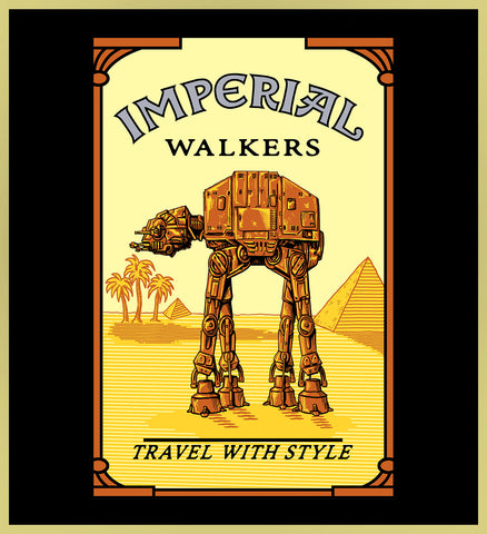 AT-AT - IMPERIAL WALKERS - TRAVEL WITH STYLE NEW POP TURBO TEE!