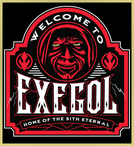 EXEGOL - HOME OF THE SITH ETERNAL - NEW POP TURBO TEE!