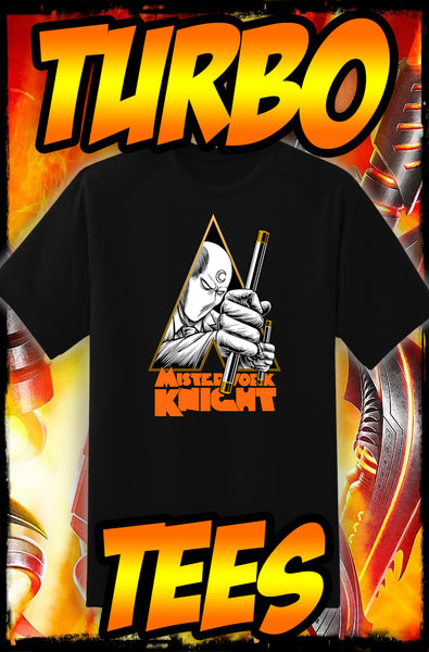 MOON KNIGHT - MISTER WORK - CLOCK WORK ORANGE NEW POP TURBO TEE!