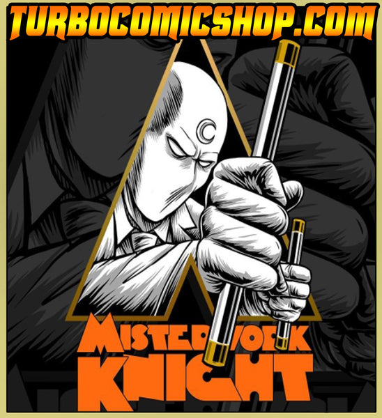 MOON KNIGHT - MISTER WORK - CLOCK WORK ORANGE NEW POP TURBO TEE!