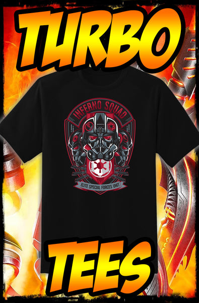 INFERNO SQUAD - ELITE SPECIAL FORCES UNIT BADGE - NEW POP TURBO TEE!