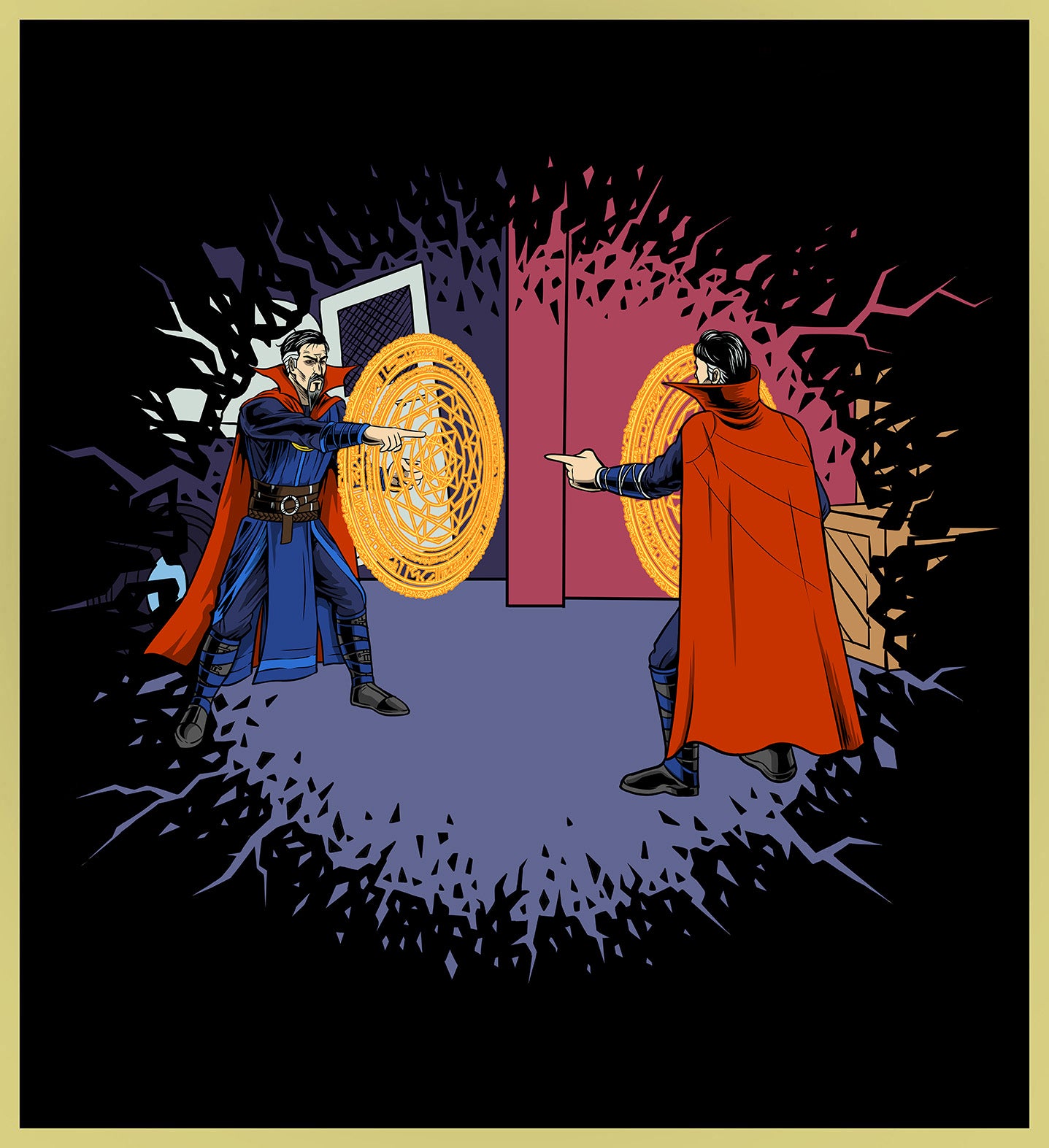 DOCTOR STRANGE - MULTIVERSE OF MEMES NEW POP TURBO TEE!