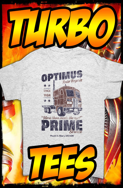 OPTIMUS PRIME - AUTO REPAIR - NEW POP TURBO TEE!