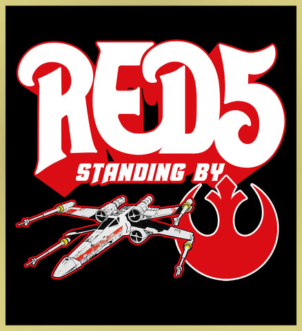 RED 5 STANDING BY - RUSH MASH-UP TURBO TEE!
