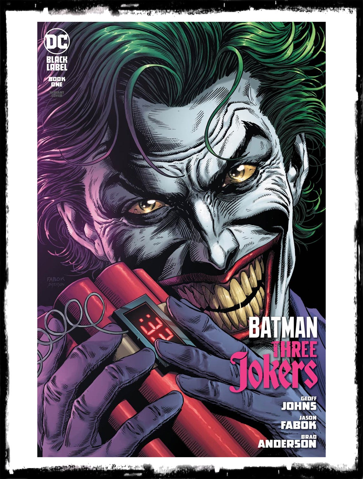 BATMAN: THREE JOKERS - #1 JASON FABOK JOKER BOMB COVER (2020 - NM)