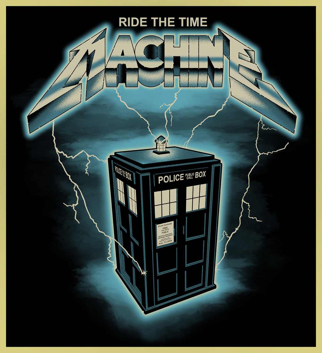 DOCTOR WHO - RIDE THE MACHINE - HEAVY METAL TURBO TEE! – TURBO COMICS