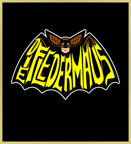 DIE FLEDERMAUS - TICK / BATMAN - NEW POP TURBO TEE!