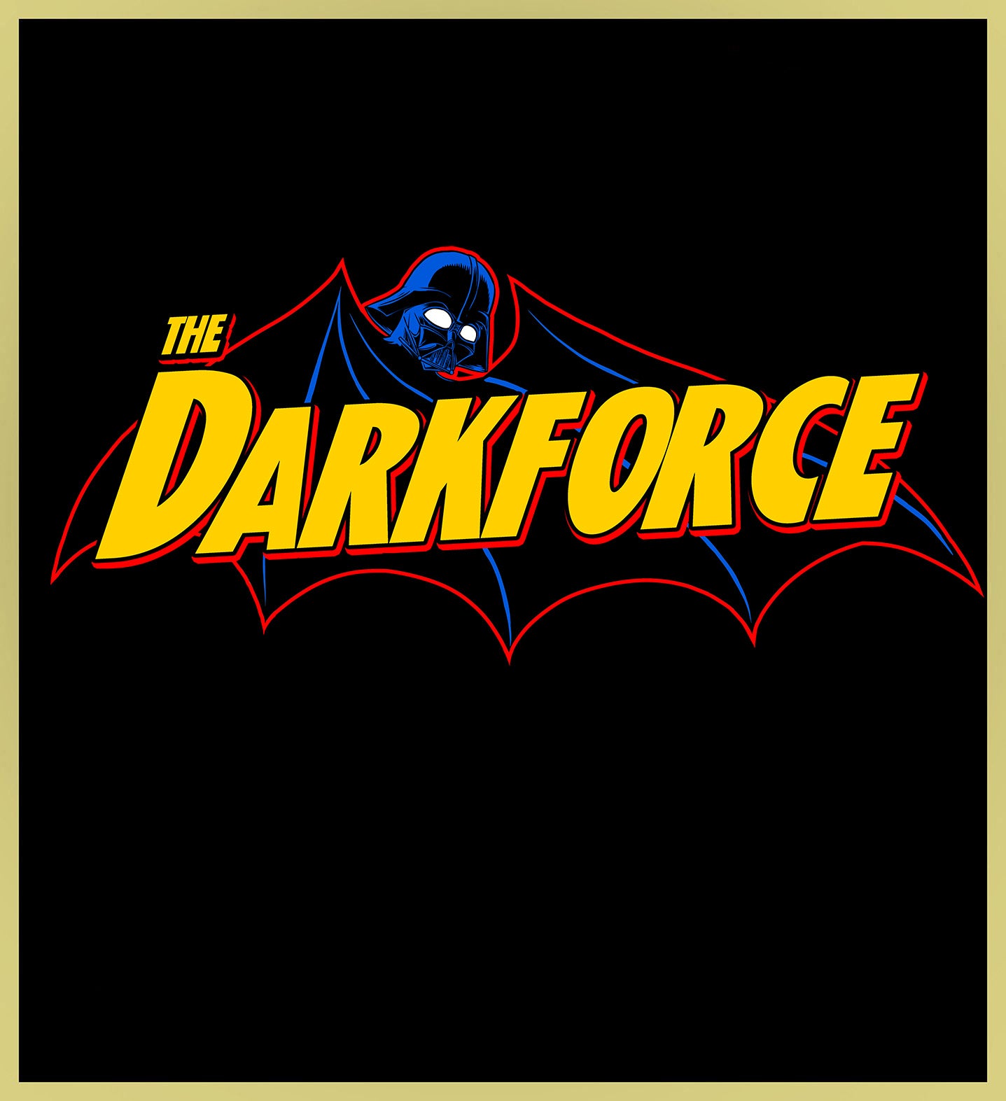DARKFORCE - DARTH VADER / BATMAN MASH-UP TURBO TEE!