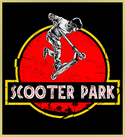 JURASSIC PARK - SCOOTER PARK NEW POP TURBO TEE!