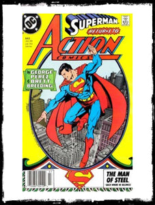 ACTION COMICS - #643 ICONIC GEORGE PEREZ COVER! (1989 - NM)