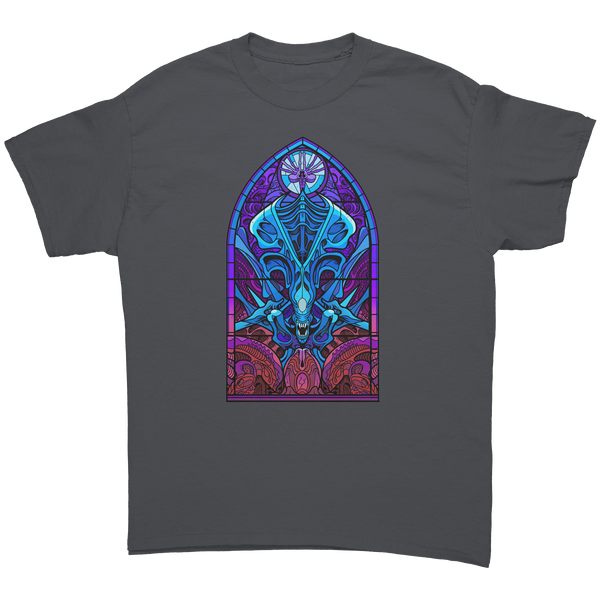 ALIEN - TEMPLE OF CREATION - STAINED GLASS - NEW POP TURBO TEE!