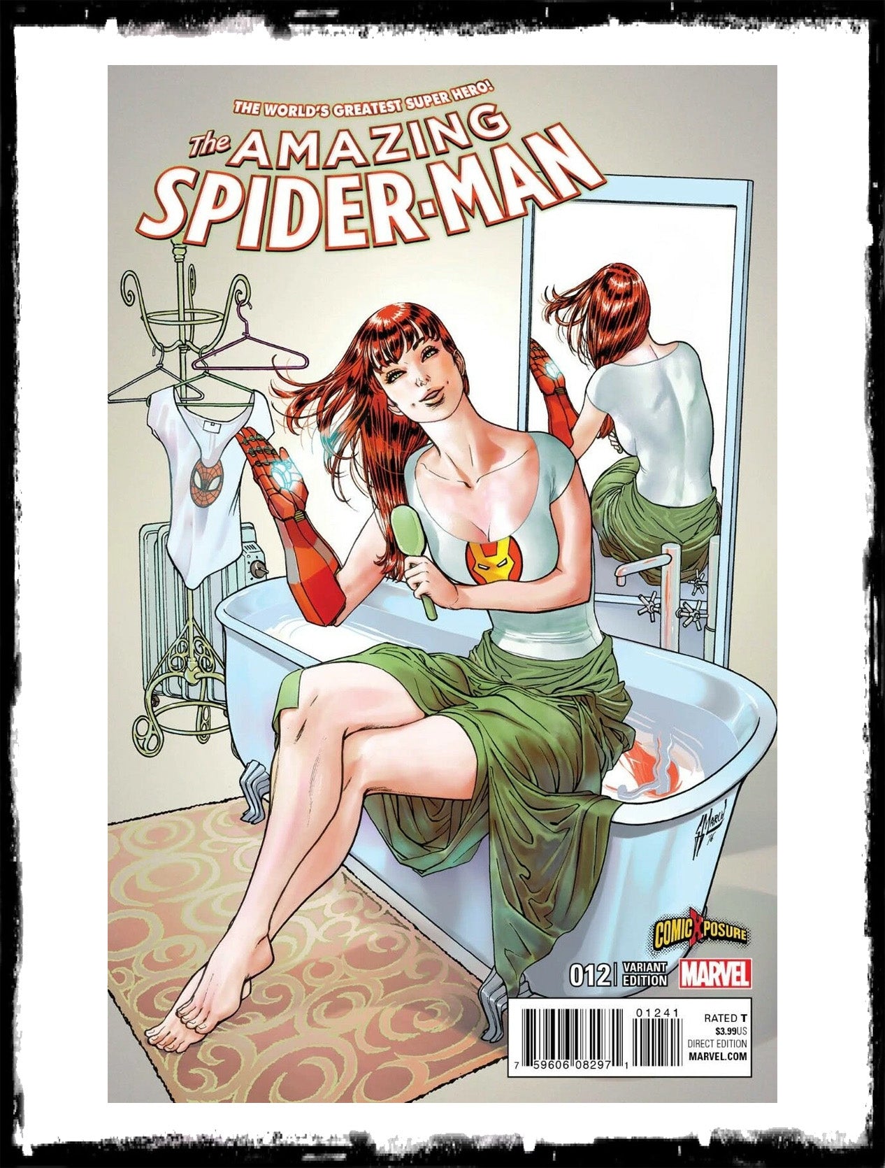 AMAZING SPIDER-MAN - #12 GUILLEM MARCH MARY JANE VARIANT (2018 - NM)