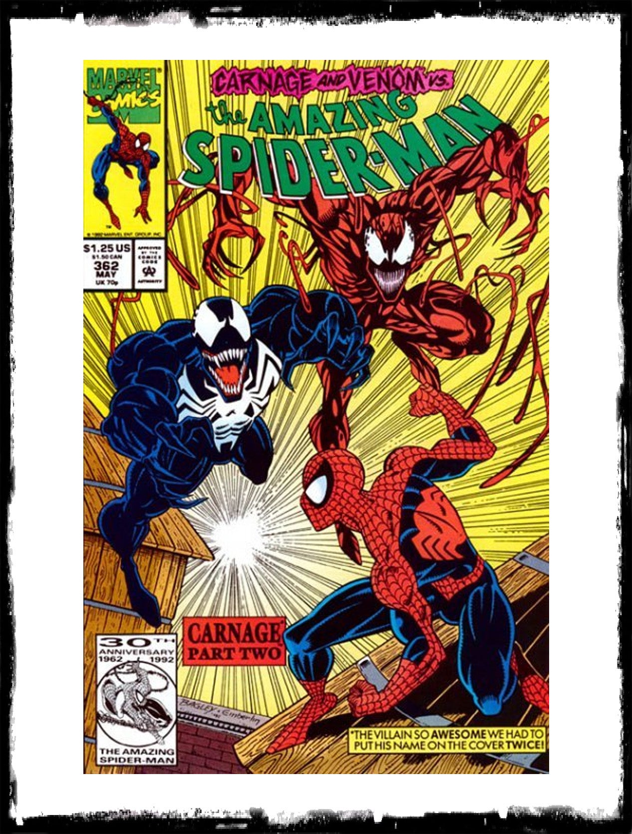AMAZING SPIDER-MAN - #362 (1992 - VF+/NM)