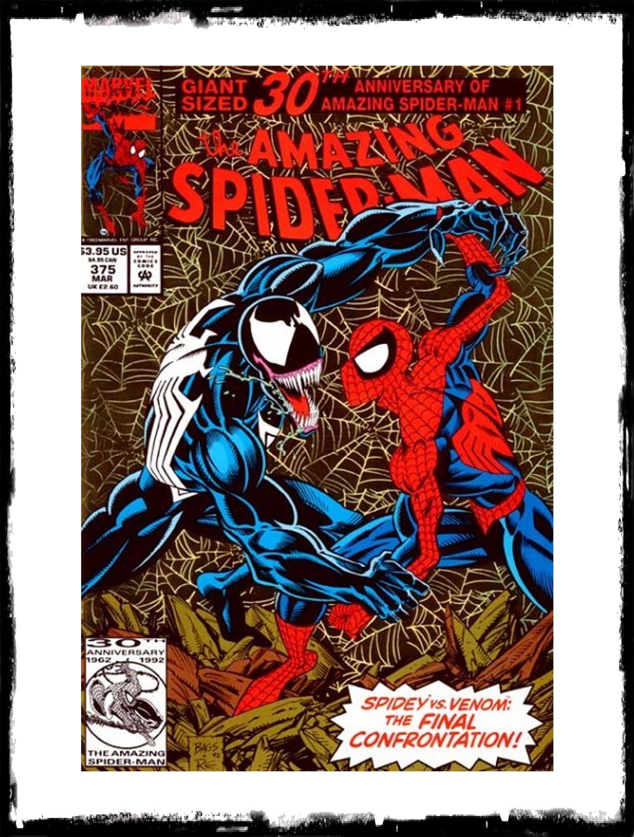 AMAZING SPIDER-MAN - #375 CLASSIC BOOK / FIRST ANN WEYING (1993 - VF+/NM)