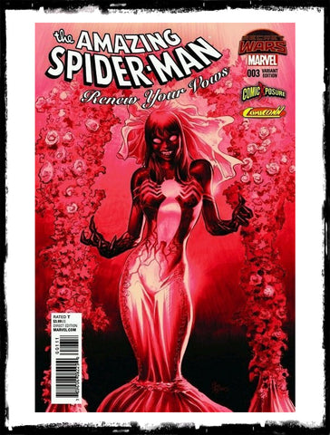 AMAZING SPIDER-MAN: RENEW YOUR VOWS - #3 MIKE DEODATO BLOOD RED VARIANT (2015 - NM)