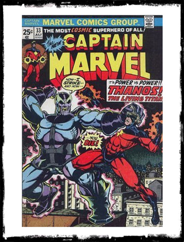 CAPTAIN MARVEL - #33 ORIGIN OF THANOS (1974 - VF+)