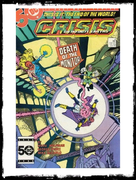 CRISIS ON INFINITE EARTHS - #1 - 12 COMPLETE SET - CLASSIC GEORGE PEREZ / MARV WOLFMAN RUN! (1985 - VF+/NM)