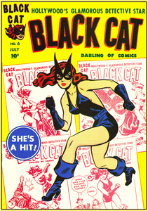 BLACK CAT 1947 - GOLDEN AGE TURBO TEE!
