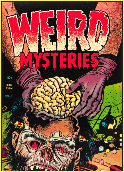 WEIRD MYSTERIES 1952 - GOLDEN AGE TURBO TEE!