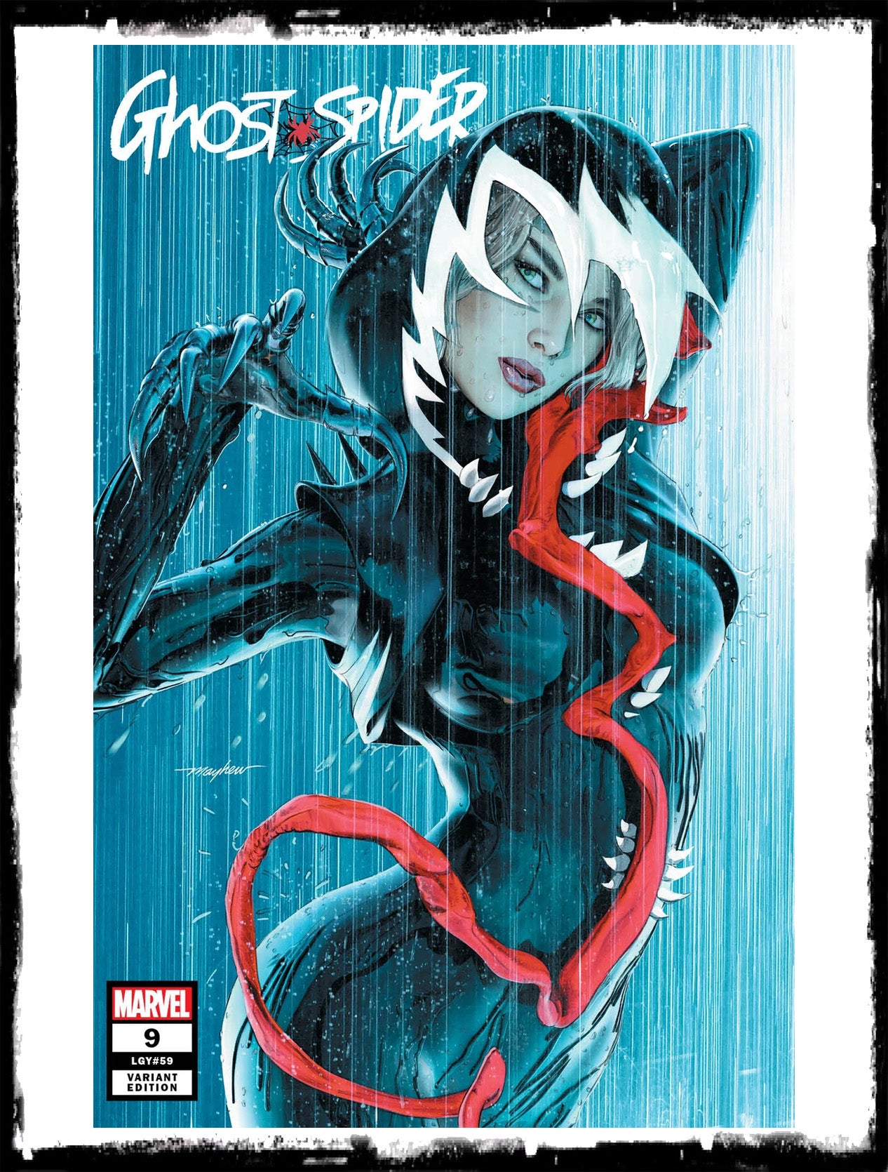 GHOST SPIDER - #9 MIKE MAYHEW VARIANT - VENOMIZED (2020 - NM)