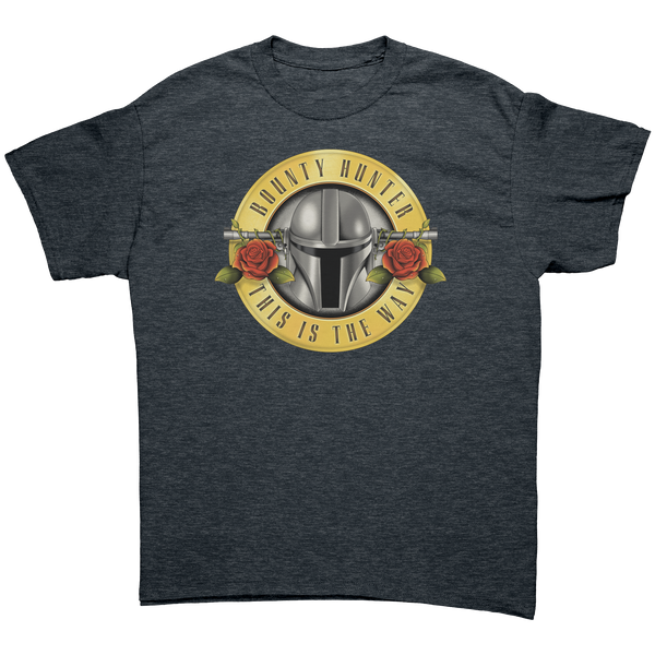 MANDALORIAN - BOUNTY HUNTER / GUNS N' ROSES - HEAVY METAL TURBO TEE!