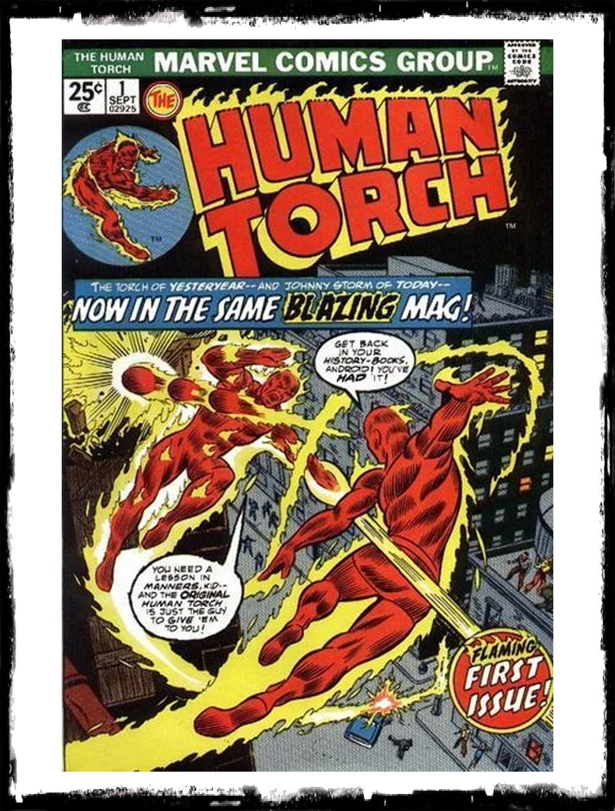 THE HUMAN TORCH - #1 JOHNNY STORM VS THE ORGINAL HUMAN TORCH! (1974 - VF+)