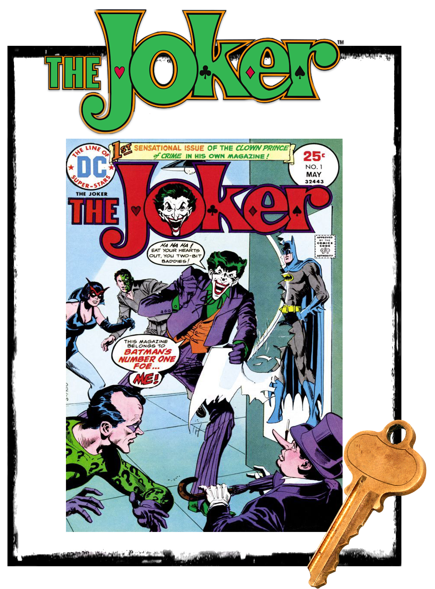 JOKER - #1 (1975 - CONDITION VF+/NM)