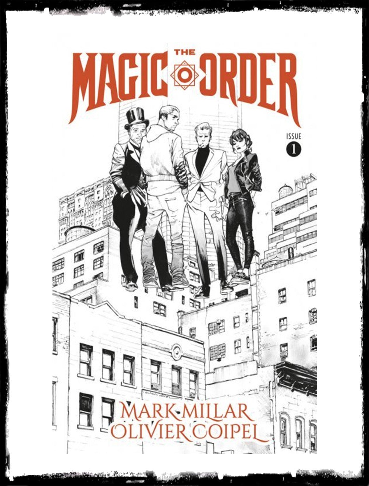 THE MAGIC ORDER - #1 B&W COVER (2018 - VF+)